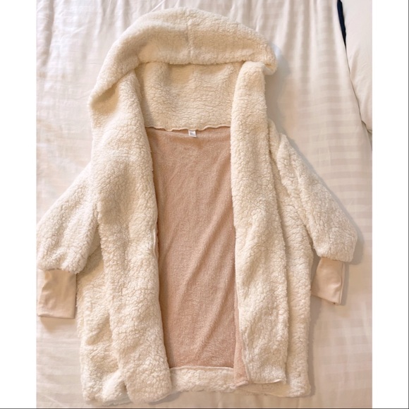 Oversized Sherpa teddy cardigan/jacket - Picture 4 of 4